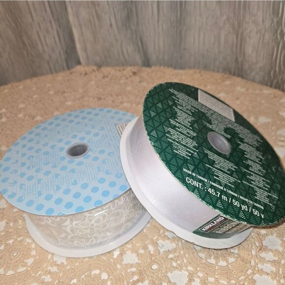 2 Kirkland Wire Edged Pattern with Ribbon 50 yrd x 1.5 new - Picture 10 of 14